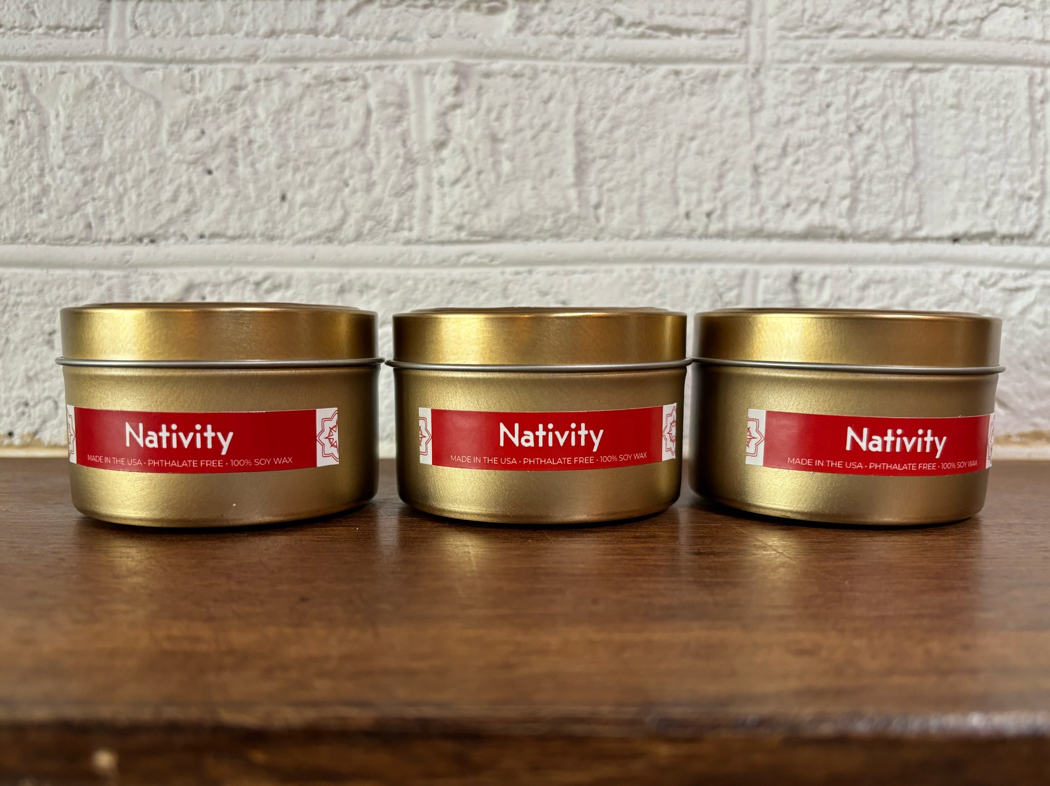 Nativity Travel Candles (Set of 3)
